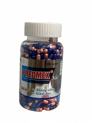Predmex Dexamethason 0,5mg viên nang NIC (Lọ/500v) nắp trắng