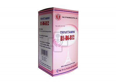 Trivitamin viên nén B1 B6 B12 Đại Uy (H/100v) Màu hồng