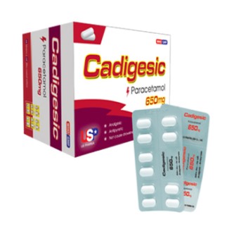Cadigesic Paracetamol 650mg USP (H/100v)