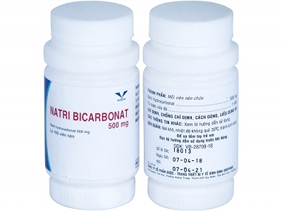 Natri Bicarbonat 500mg Bình Định (Lọ/160v)