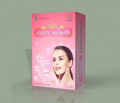 Happy Woman Viên Uống Trắng Da Mờ Nám Robin (Lọ/30v)