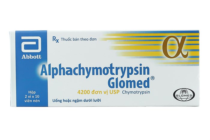 Alphachymotrypsin 4200 Glomed (H/20v)