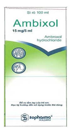 Ambixol Ambroxol 15mg/5ml Bungari (Lọ/100ml)