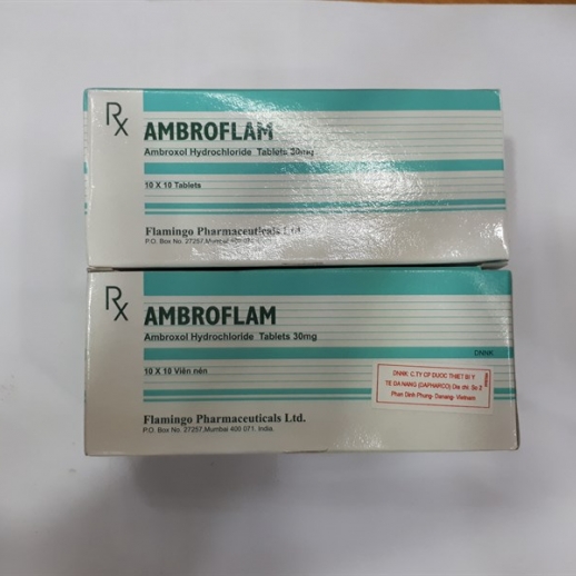 Ambroflam Ambroxol 30mg Flamingo Ấn Độ (H/100v)