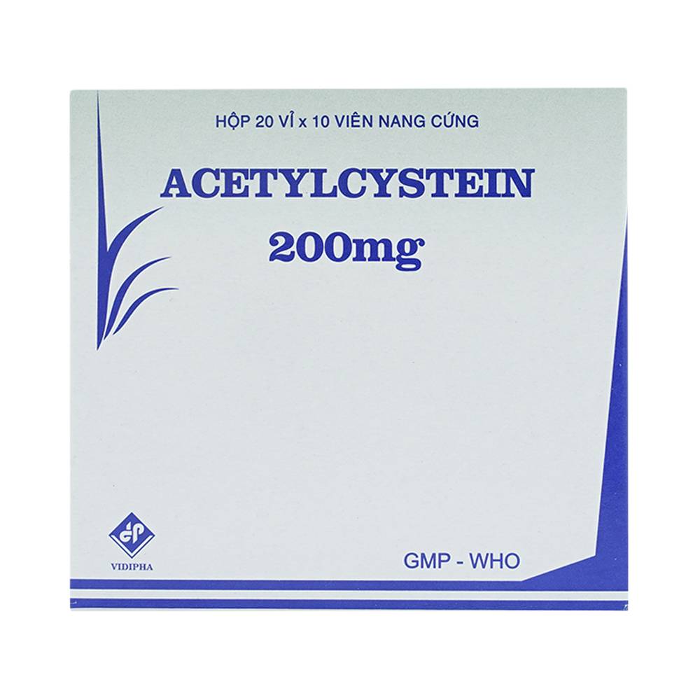 Acetylcystein 200mg Vidipha (H/200v)