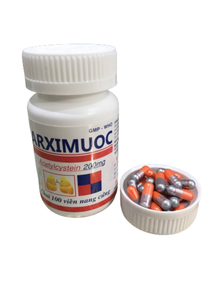 Arximuoc Acetylcystein 200mg Đồng Nai (Lọ/100v)
