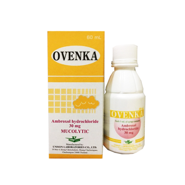 Ovenka Ambroxol 30mg siroThái Lan (Lọ/60ml)