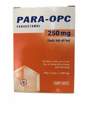Para OPC  Paracetamol 250mg OPC (H/12 gói)