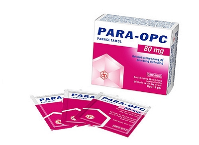 Para OPC Paracetamol 80mg OPC (H/12 gói)