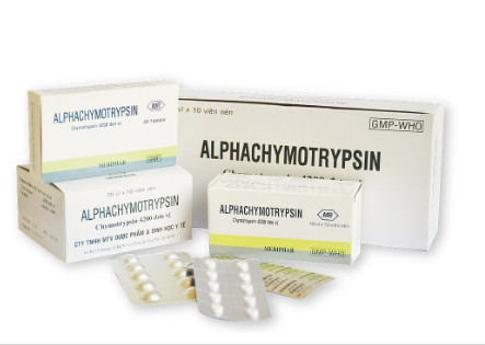 Alphachymotrypsin 4200IU Mebiphar (H/20v)