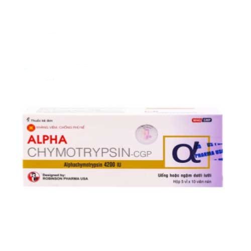 Alphachymotrypsin CGP 4200IU Robinson (H/50v)