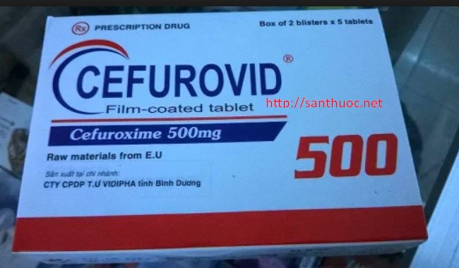 Cefurovid Cefuroxim 500mg Vidipha (H/100v)