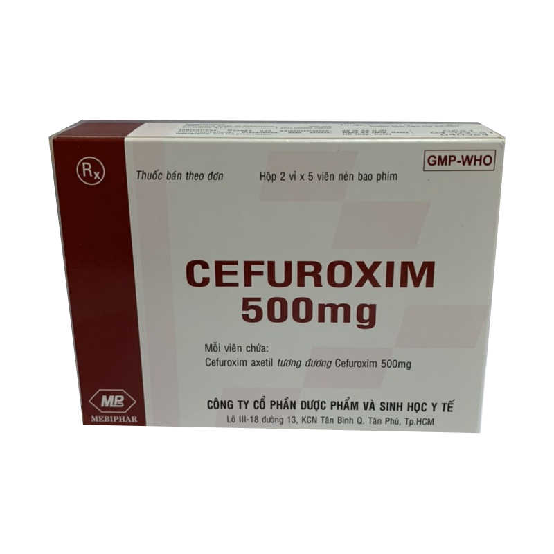 Cefuroxim 500mg Mebiphar (H/10v)