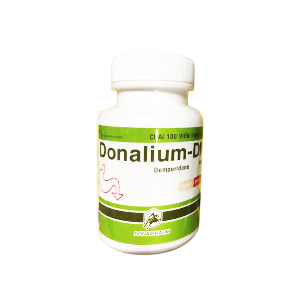 Donalium Dn Domperidon 10mg Đồng Nai (Lọ/100v)