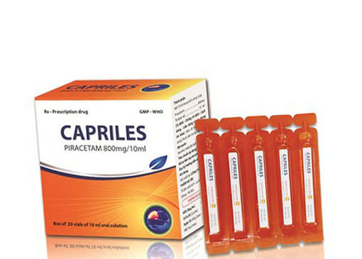 Capriles Piracetam 800mg/10ml Hà Tây (H/20o/10ml)