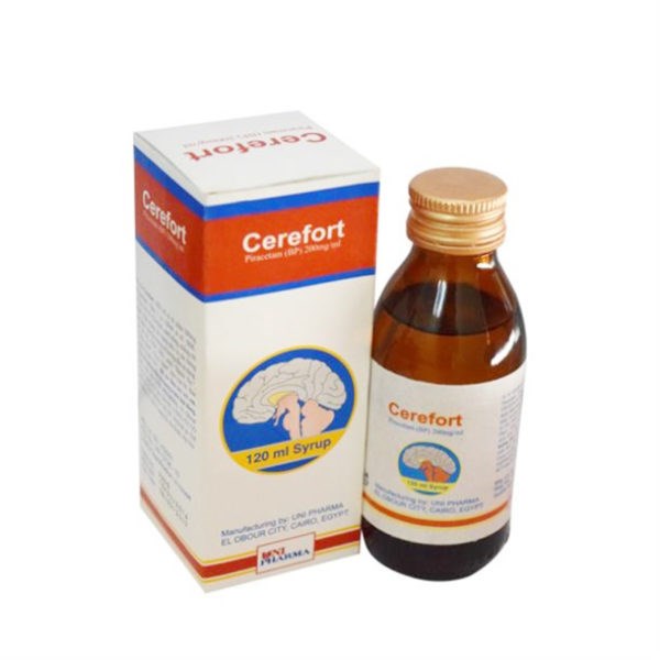 Cerefort Piracetam 200ml/ml UNIpharma (Lọ/120ml)