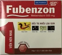 [T04327] Fubenzon Mebendazol 500mg DHG Hậu Giang (H/1v)