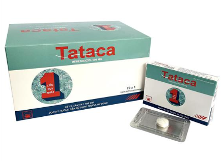 Tataca Mebendazole 500mg Pymepharco (H/20h/1v) 