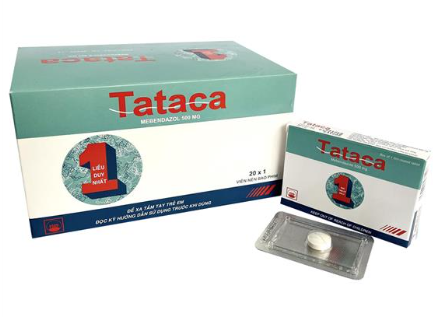 Tataca Mebendazole 500mg Pymepharco (H/20h/1v)