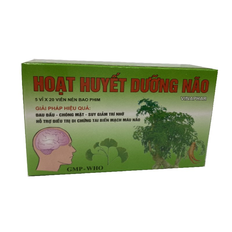 Hoạt Huyết Dưỡng Não Vinaphar (H/100v)