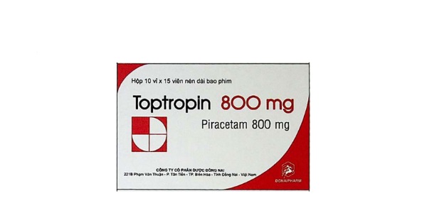 Toptropin Piracetam 800mg Đồng Nai (H/150v)