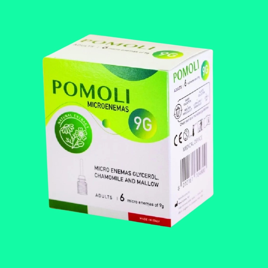 POMOLI Microenemas 9g Thụt Ý ( Nova 1947 Microclismi ) (H/6o/9g) 