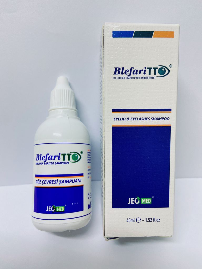 Blefaritto Shampoo Dầu Gội Mi Mắt Chuyên Biệt Jeomed (Lọ/45ml)