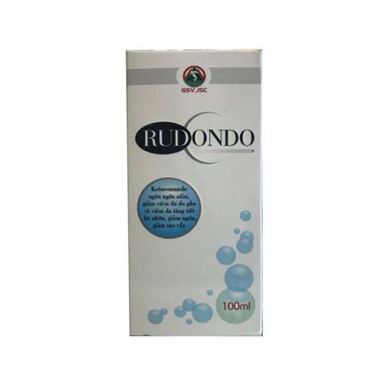 Rudondo dầu gội ngừa nấm GSV (Lọ/120ml)