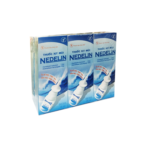 Nedelin 15ml Xịt Mũi Trị Viêm Xoang Hải Phòng (Lọ/15ml)