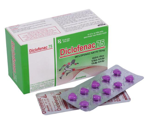Diclofenac 75mg  Vacopharm (H/100v)