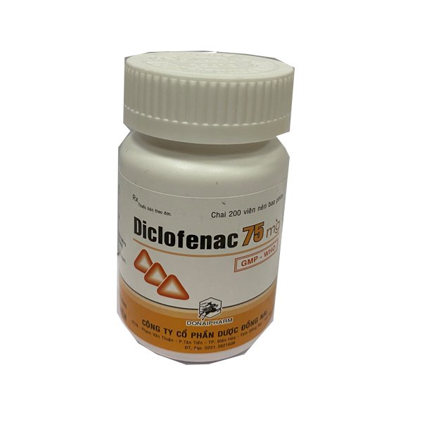 Diclofenac 75mg Đồng Nai (Lọ/200v)