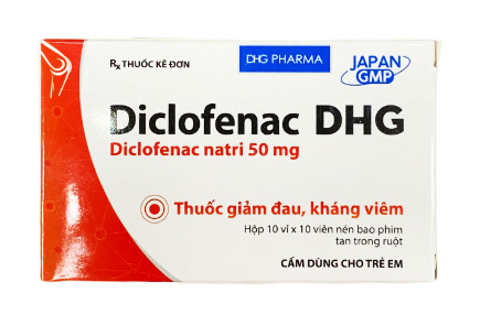  Diclofenac 50mg DHG Hậu Giang (H/100v)