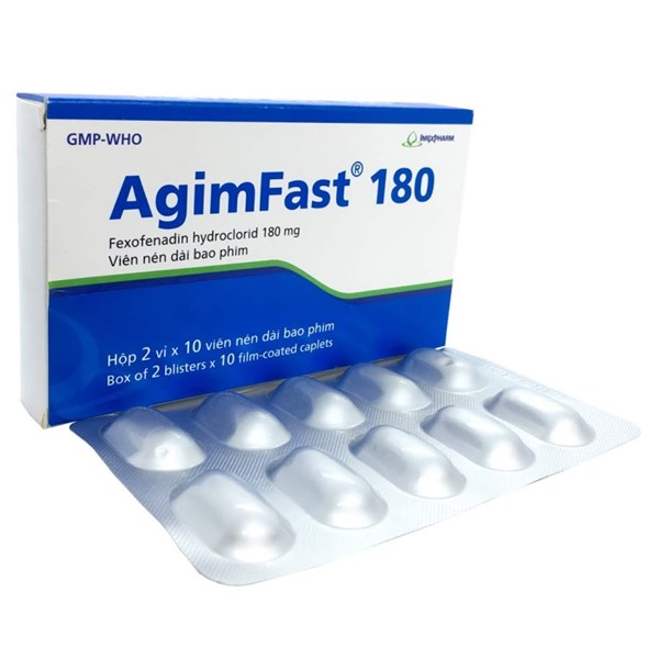 Agimfast Fexofenadin 180mg  Agimexpharm (H/20v)