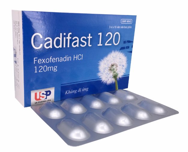 Cadifast Fexofenadine 120mg USP (H/10v)