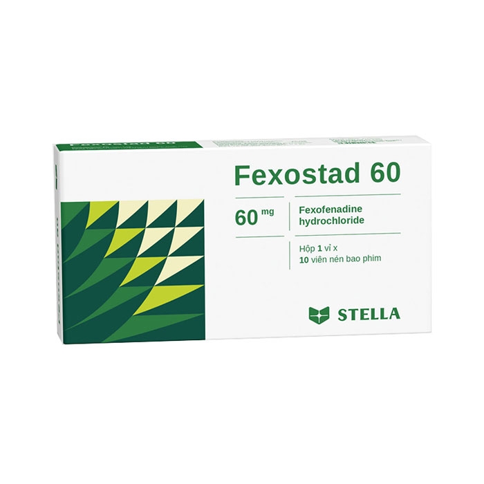 Fexostad Fexofenadin 60mg Stella (H/10v) Date 11/2027