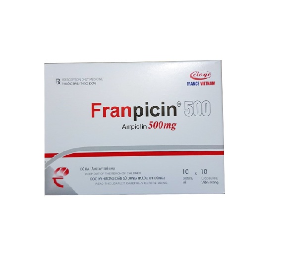 Franpicin Ampicillin 500mg  Eloge (H/100v)