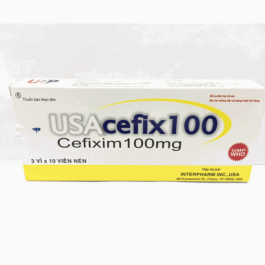 USA Cefix Cefixim 100mg USP (H/30v)