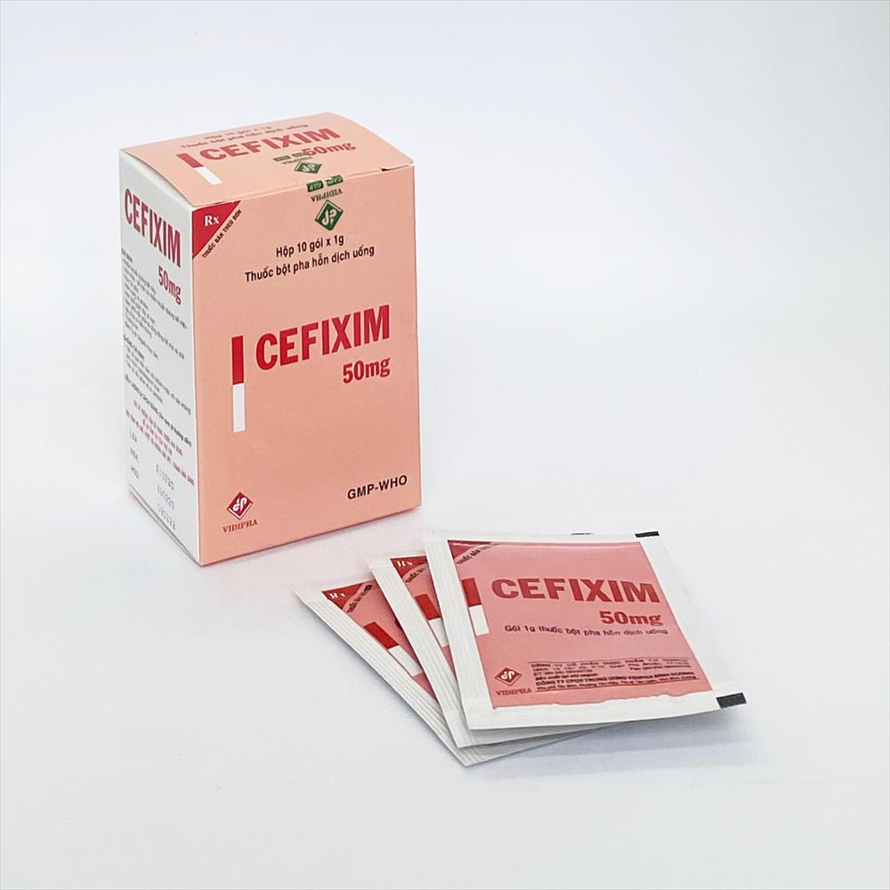 Cefixim 50mg Vidipha (H/10gói/1g)