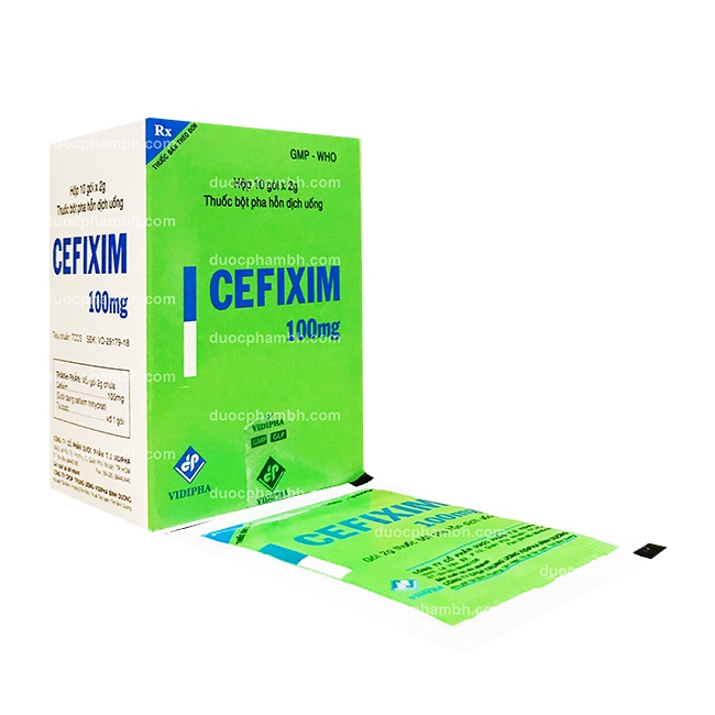 Cefixim 100mg Vidipha (H/10gói/2g)