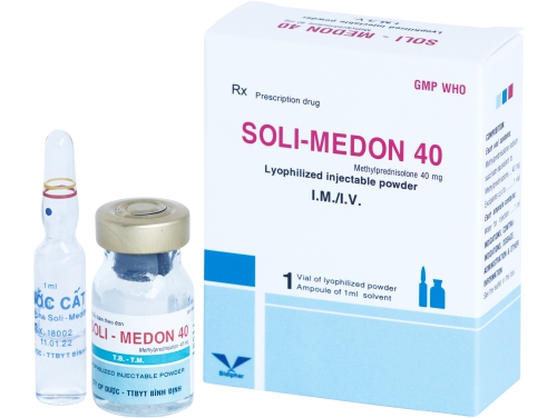 Soli Medon Methylprednisone 40mg Bình Định (H/1lọ/1o)