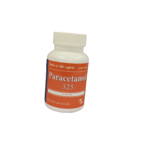 Paracetamol 325mg Đồng Nai (Lọ/200v)