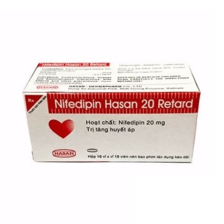  Nifedipin Hasan 20 Retard Hasan (H/100v)