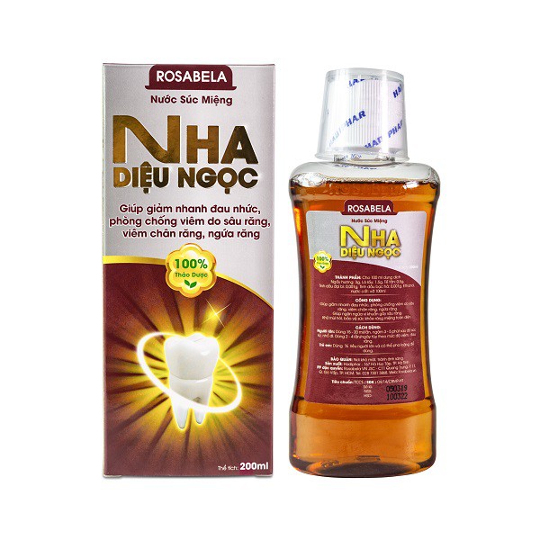 Rosabela Nước Súc Miệng Nha Diệu Ngọc (Chai/200ml)