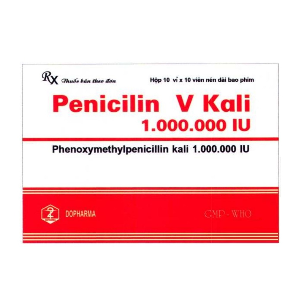 Penicilin V Kali 1.000.000 IU TW2 Dopharma (H/100v)