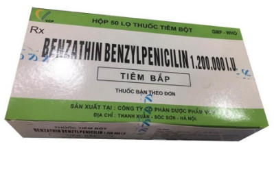 Benzylpenicilin Penicilin 1.000.000 IU tiêm VCP (H/50 lọ)