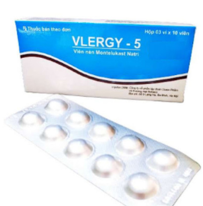 Vlergy Montelukast 5mg Ấn Độ (H/30v)