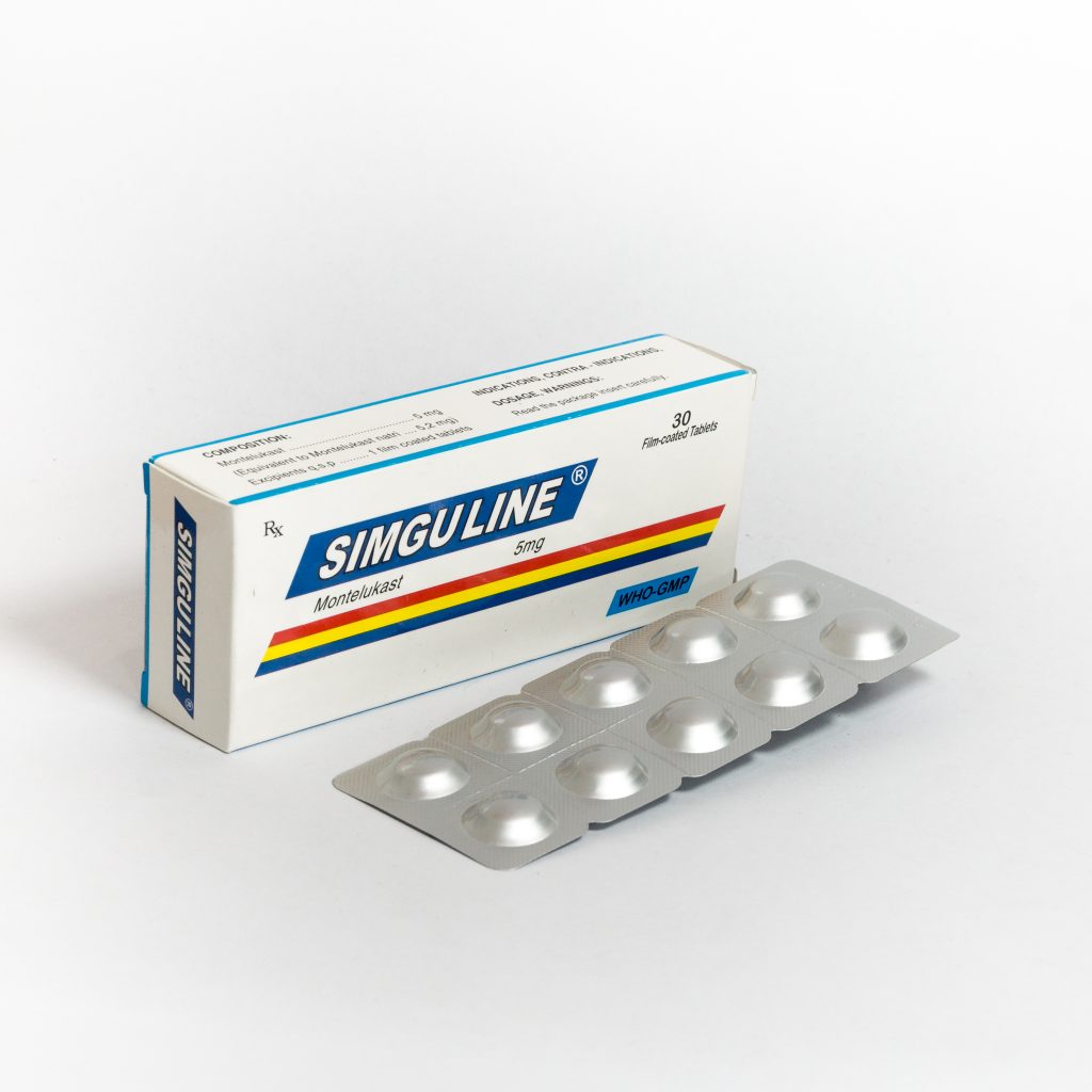 Simguline Montelukast 5mg NIC (H/30v)