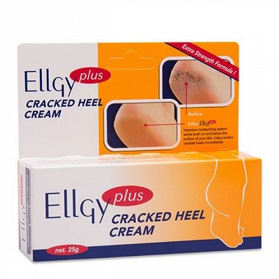 Ellgy Plus Cracked Heel 25g Kem Dưỡng Ẩm Malaysia (Tuýp/25g)