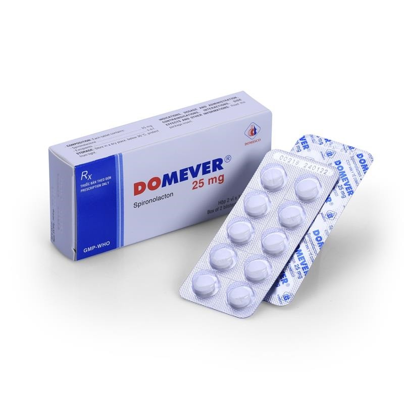 Domever Spironolacton 25mg Đồng Tháp (H/20v)