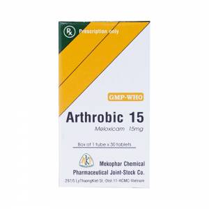 Arthrobic Meloxicam 15mg Mekophar (Lọ/30v)